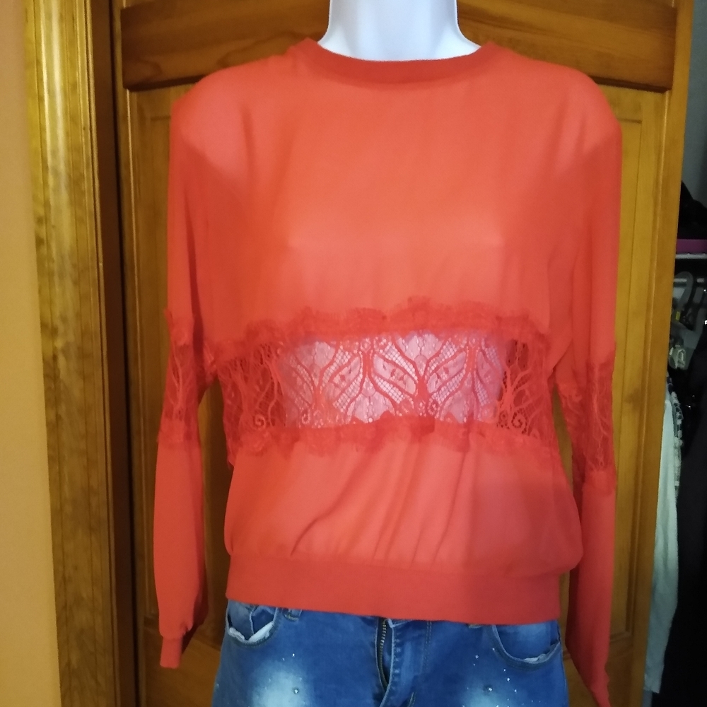 Sz 2 red blouse